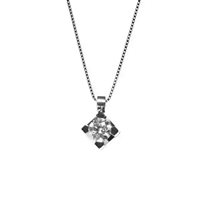 Collana Promesse Donna in Oro bianco Diamante PPLX020